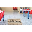 Smart Poly™, The Original Fun Mat™, Welcome Mat, 15.5" x 23.5", Natural Wood Plank, Welcome_2