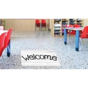 Smart Poly™, The Original Fun Mat™, Welcome Mat, 15.5" x 23.5", White Shiplap Wood Plank, Welcome_2