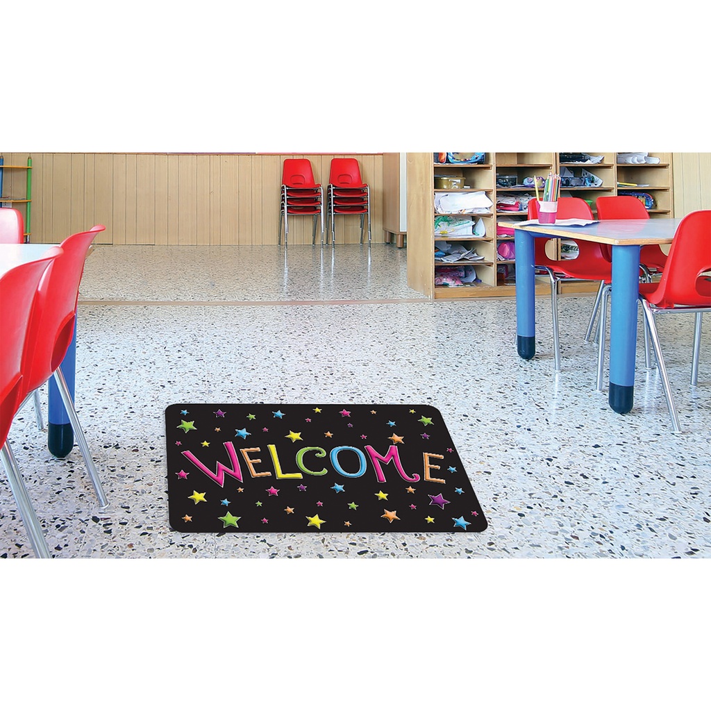 Smart Poly™, The Original Fun Mat™, Welcome Mat, 15.5" x 23.5", Stars, Welcome_2