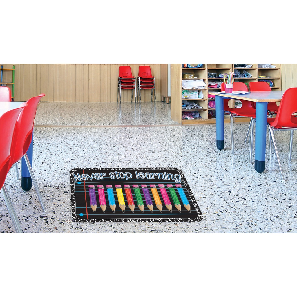 Never Stop Learning Welcome Mat 15.5" x 23.5"_2