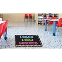Learn, Lead, Succeed, Crayon Composition Welcome Mat 15.5" x 23.5"_2