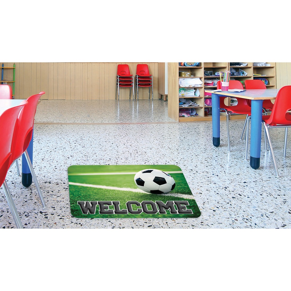 Soccer Ball Welcome Mat 15.5" x 23.5"_2