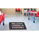 Believe, Achieve, Succeed, Chalk Loops Welcome Mat 15.5" x 23.5"_2