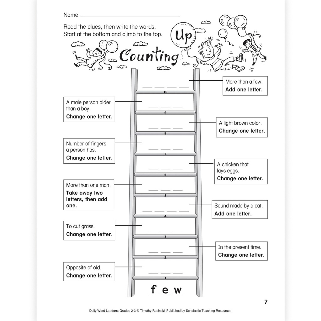 Daily Word Ladders Workbook Grades 2-3_3