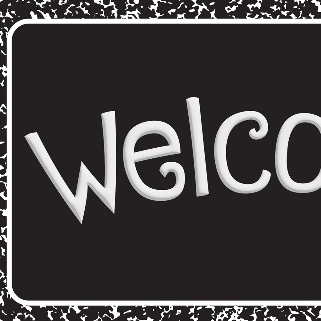 Black Composition Welcome Mat 18" x 30"_3