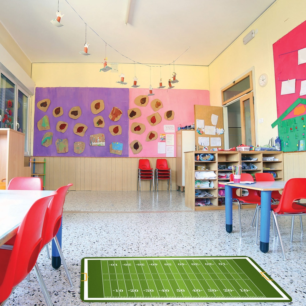 Football Field Mat Runner 15.5" x 47"_3