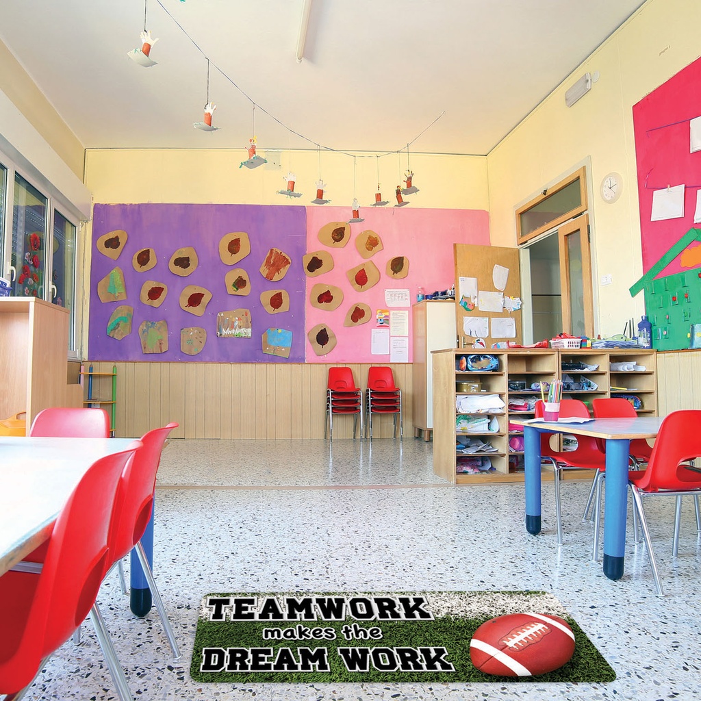 Football Teamwork Mat Runner 15.5" x 47"_3