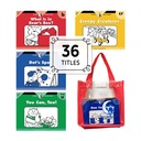 Itty Bitty Phonics Readers Set, 36 Books with Carrying Case_1