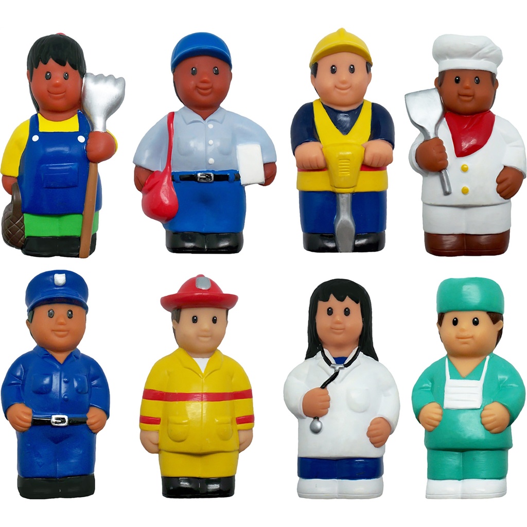 Multicultural Community Helper Figures Set of 8_1