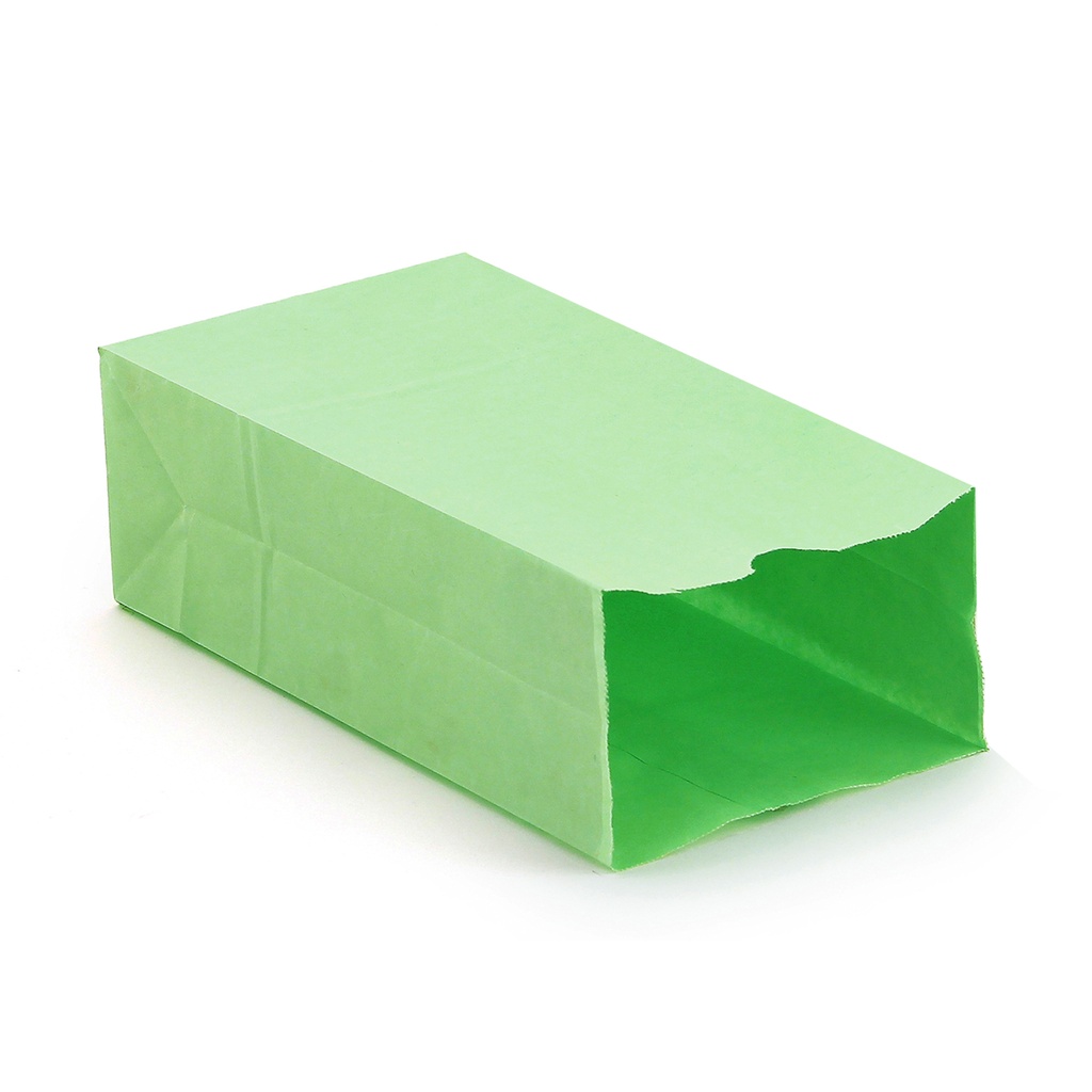Lime Green #6 Gusseted Paper Bags Pack of 50_1