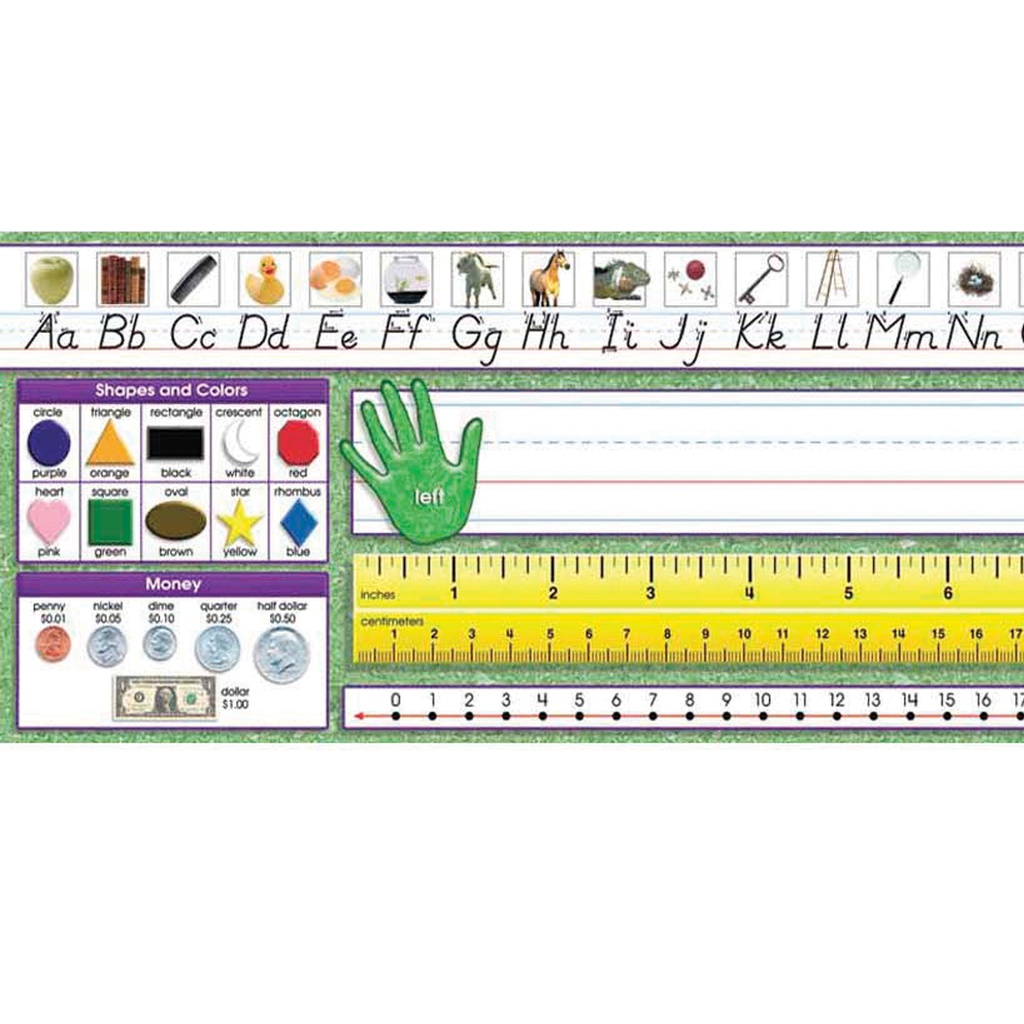 Modern Manuscript Primary Desk Plates Pack of 36_1