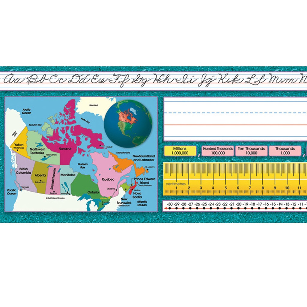 Traditional Cursive Canadian Desk Plates ack of 36_1