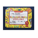 Blue Embossed Certificate Folder Pack of 30_1