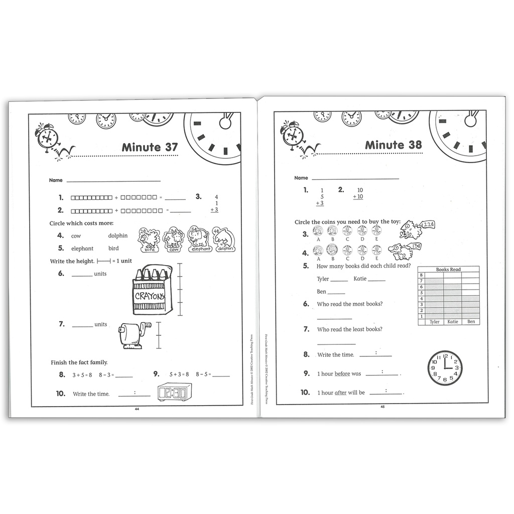 First-Grade Math Minutes Book_2