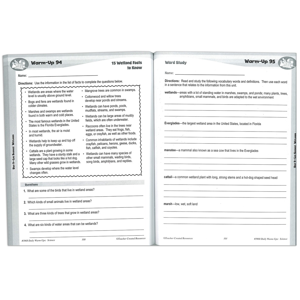 Daily Warm-Ups Science Book Grade 3_2