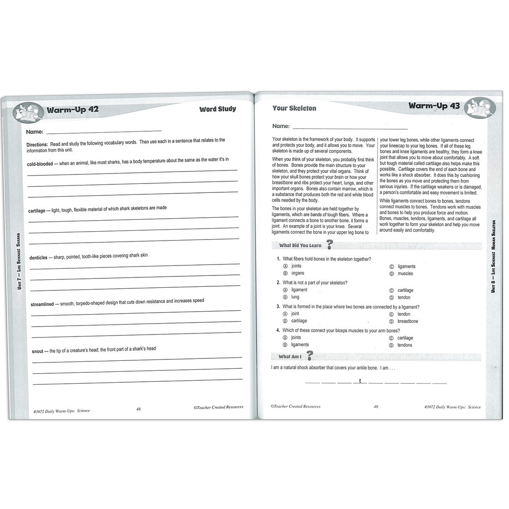 Daily Warm-Ups Science Book Grade 5_2