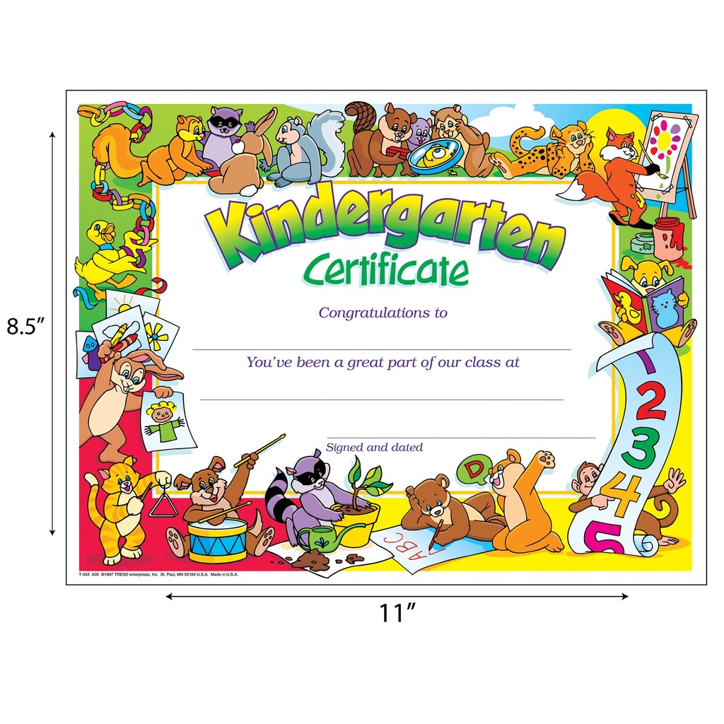 Kindergarten Certificate 30 ct_1