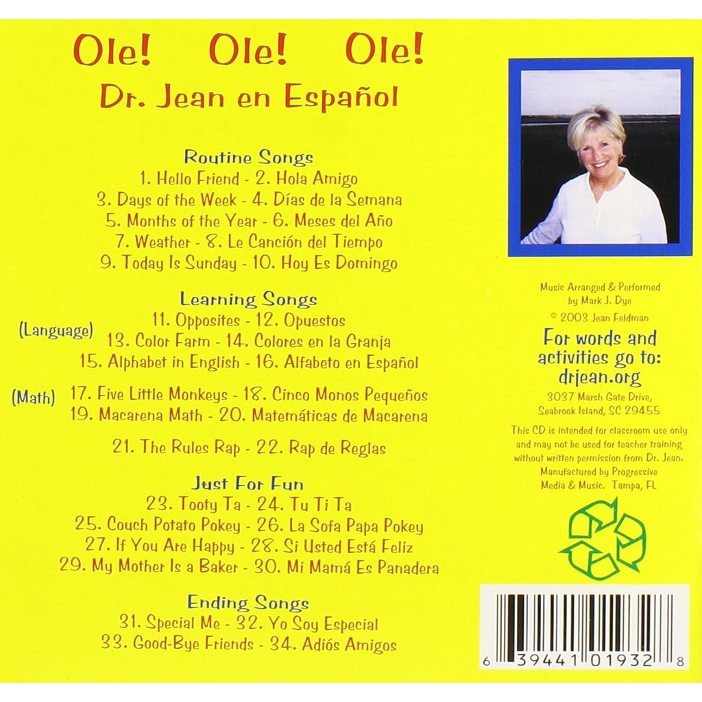 Ole! Ole! Ole! Dr. Jean in Spanish CD_1