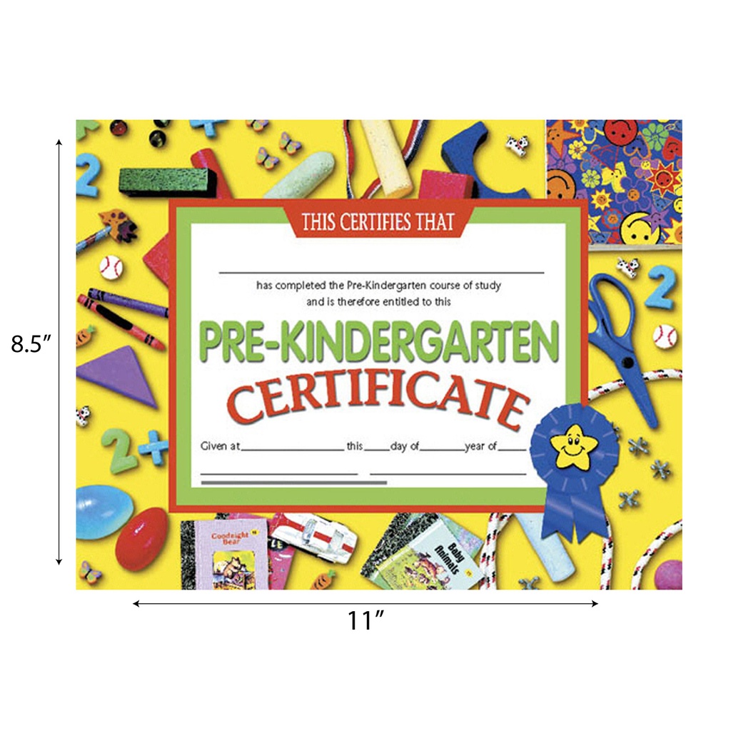 Pre-Kindergarten Certificates Pack of 30_1