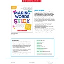Making Words Stick