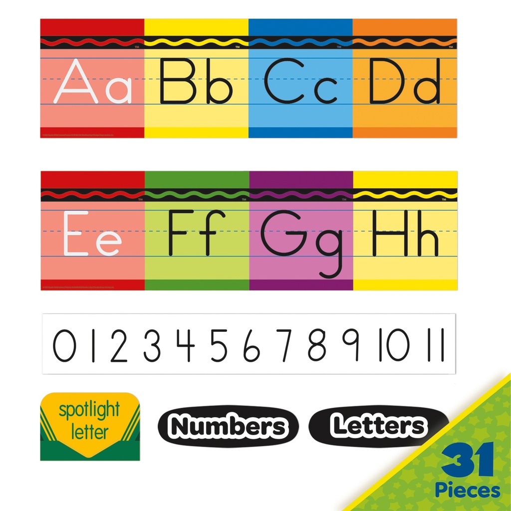 Crayola® Alphabet Mini Bulletin Board Set