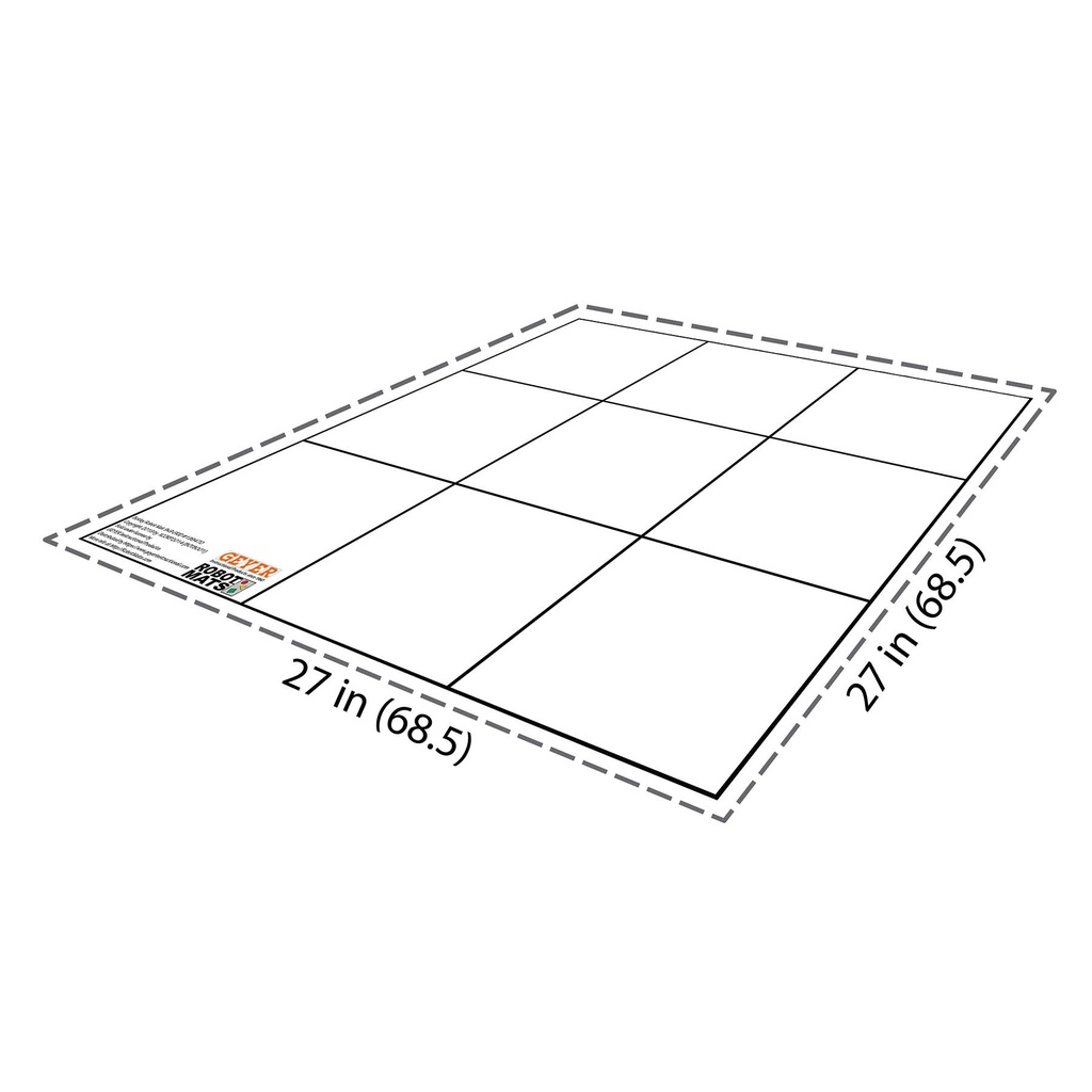 Botley 27" x 27" Grid Mat 9" Squares