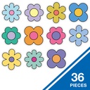Happily Ever Elementary Retro Remix Flowers Cutouts