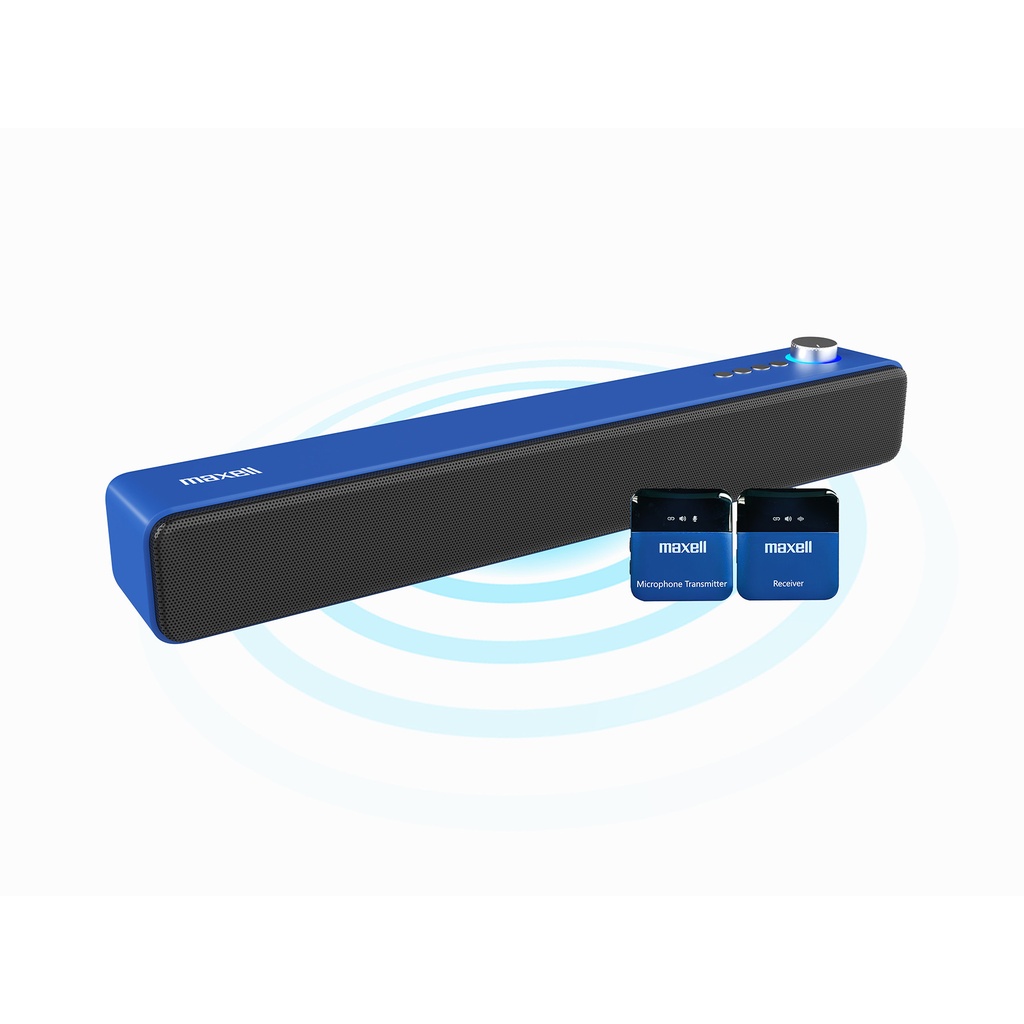 Wireless Soundbar & Voice Amplifier with Mic