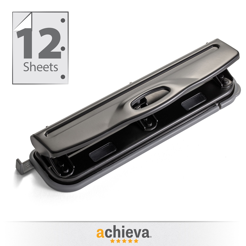 Economy Black 3 Hole Punch
