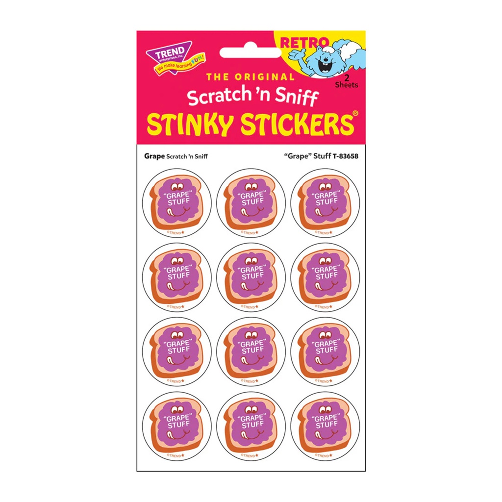 "Grape" Stuff Grape Scent Stickers