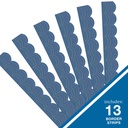 Crafty and Cool Denim Scalloped Border