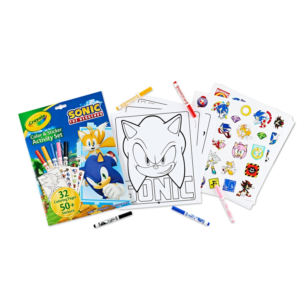 Sonic Color & Sticker Activity Set