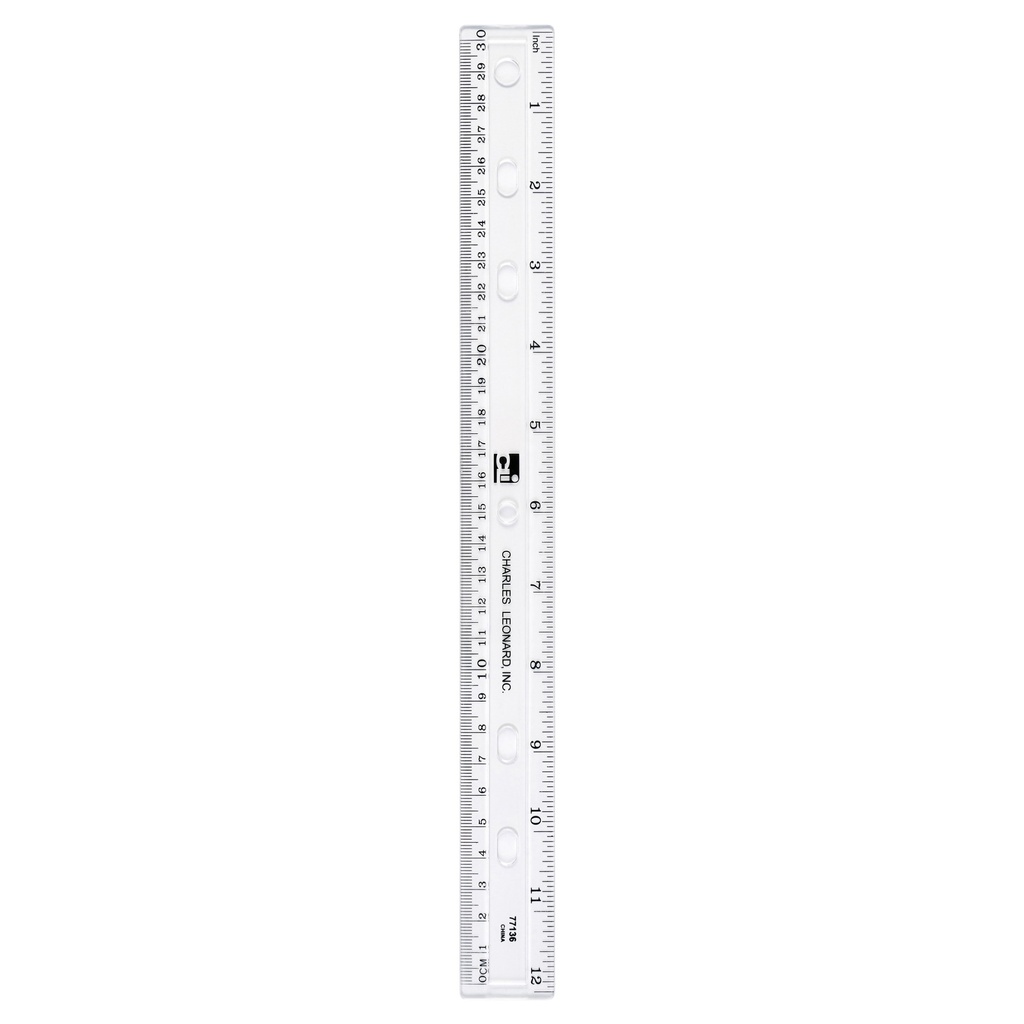 12" Plastic Ruler 36ct