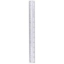12" Plastic Ruler with Pencil Groove 36ct