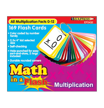 Math in a Flash Multiplication Cards