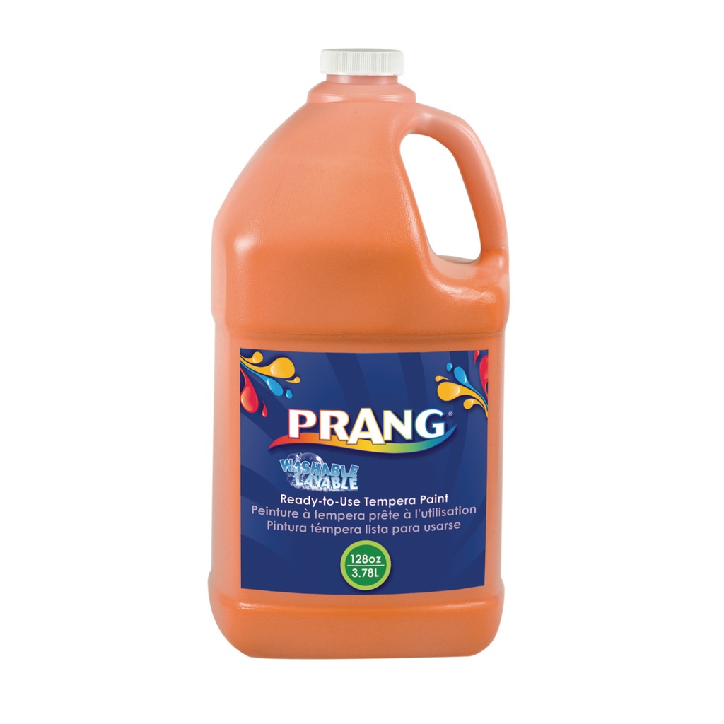 Prang Orange Gallon Washable Paint