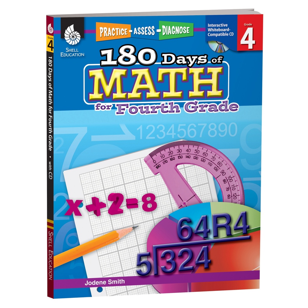 Practice Assess Diagnose 180 Days of Math Gr 4