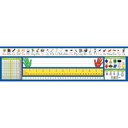 Primary Traditional Manuscript Counting 1–120 Desk Plates – 9026 NS | Essential Student Desk Reference