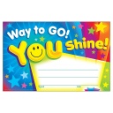 Way to Go You Shine Recognition Awards