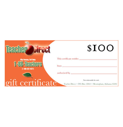 100.00 Gift Certificate