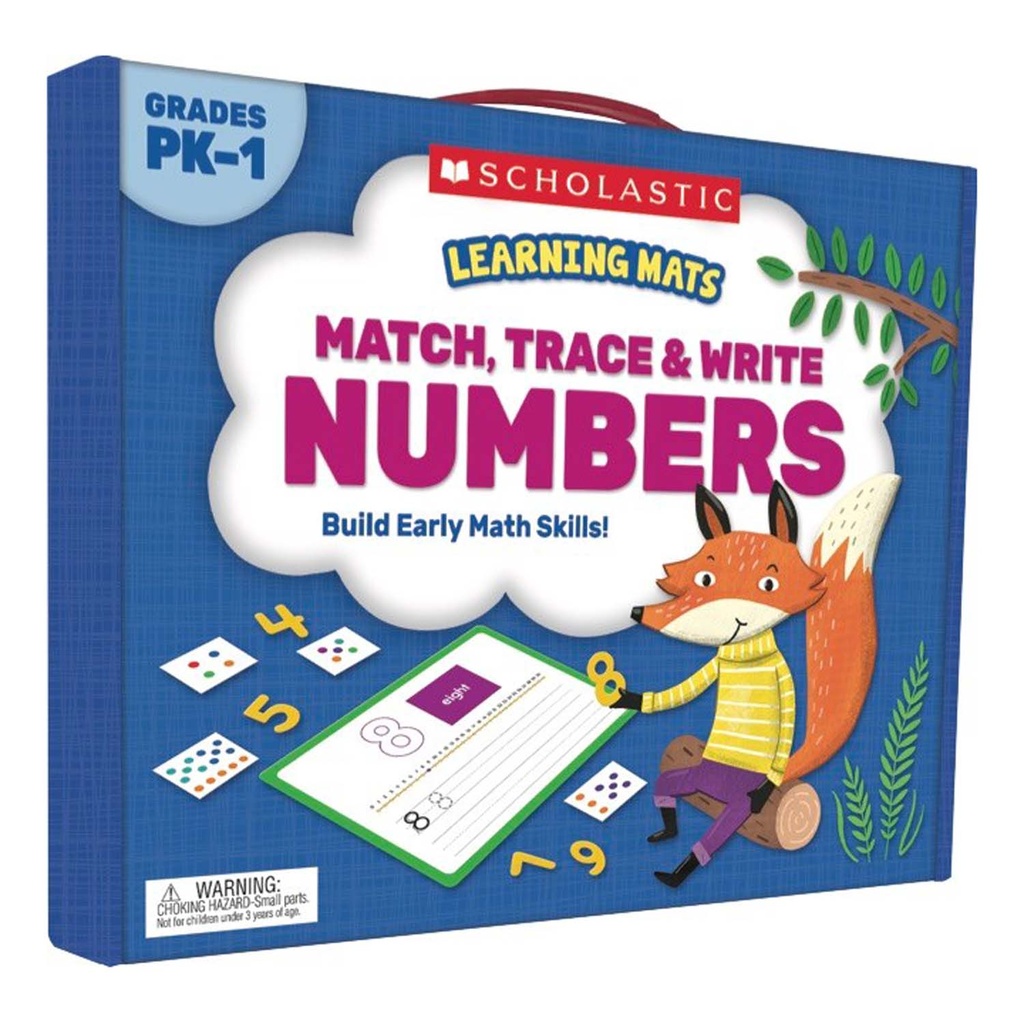 Match Trace and Write Numbers Learning Mats