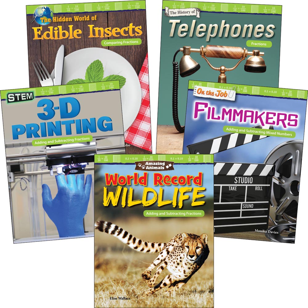 Adding & Subtracting Fractions: Grades 4-5 (Book Set)