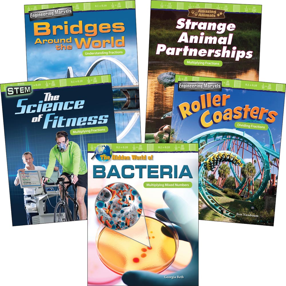 Multiplying & Dividing Fractions: Grades 4-5 (Book Set)