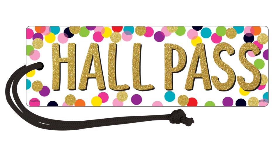 Confetti Hall Pass
