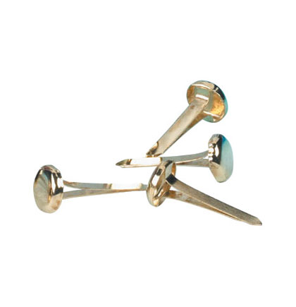 100ct 1/2&quot; Brass Plated Fasteners
