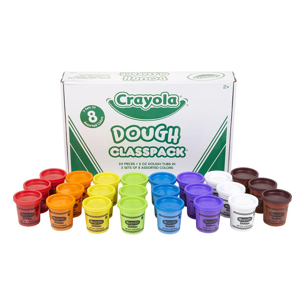 Crayola Dough Classpack of 24 3oz Dough in 8 Colors