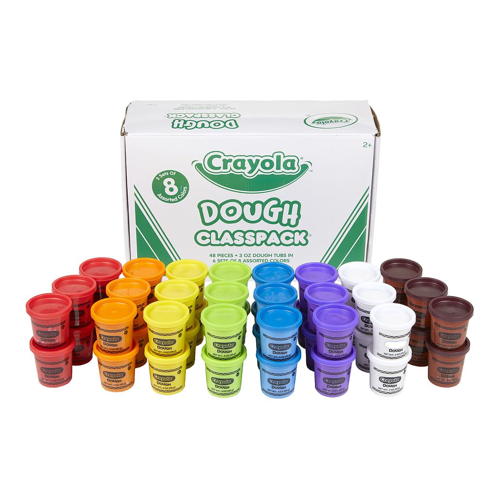 Crayola Dough Classpack of 48 3oz Dough in 8 Colors
