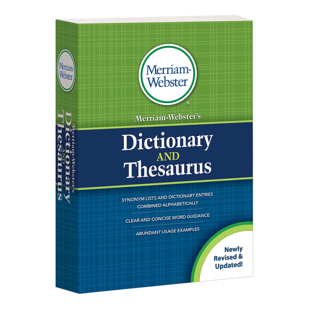 Merriam Websters Paperback Dictionary and Thesaurus