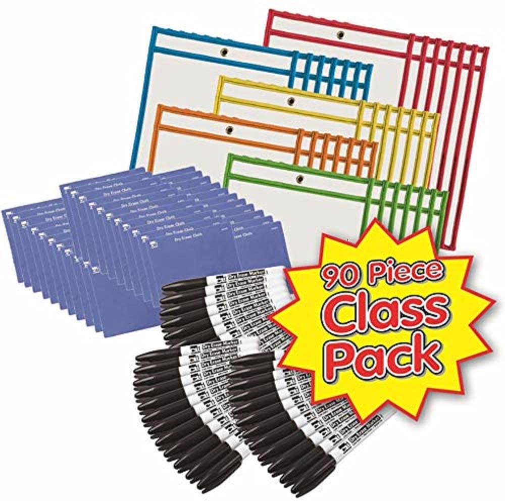 30ct Dry Erase Pocket Class Pack