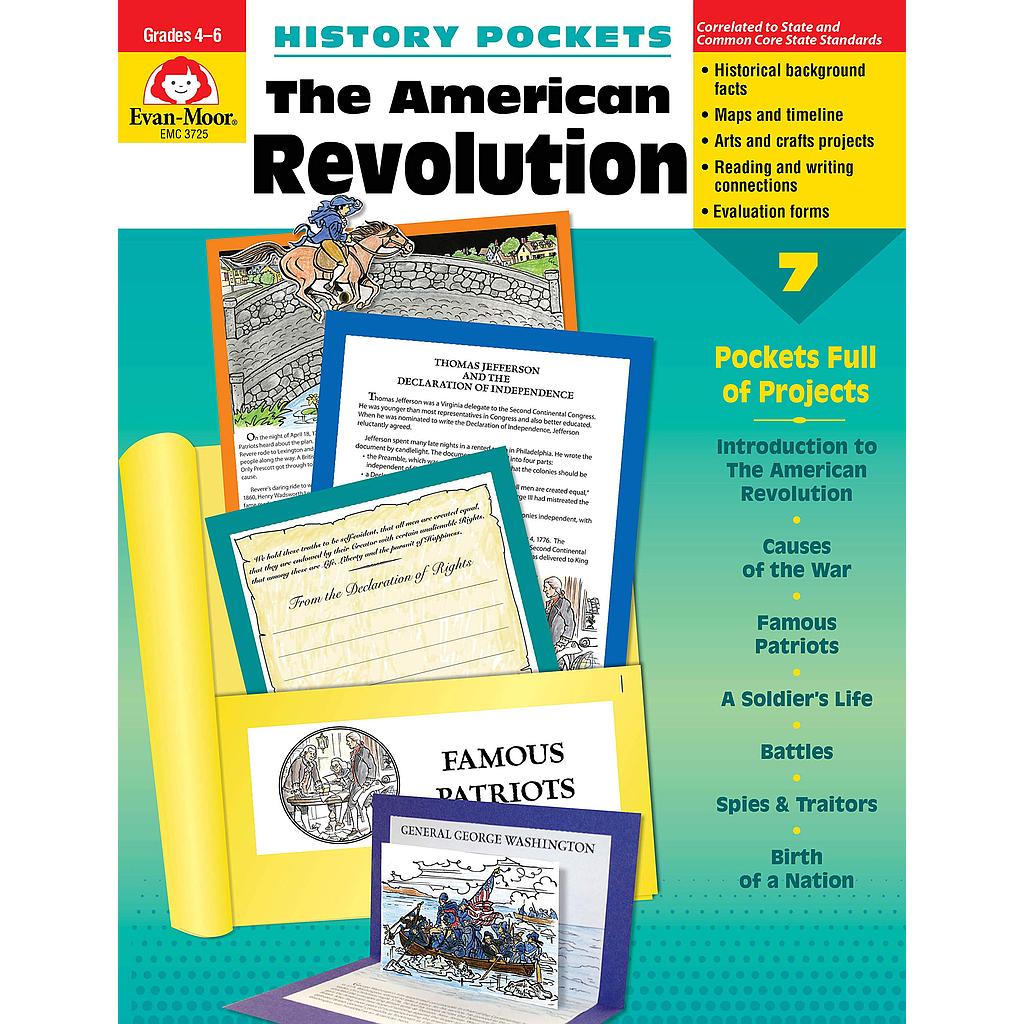 History Pockets: The American Revolution Grades 4-6